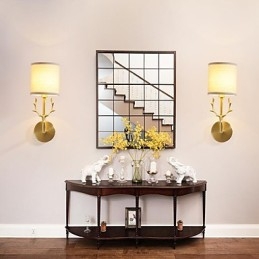 Simple Vintage Traditional Classic Brass Feature for Mini Style Ambient Light Wall Sconces Wall Light