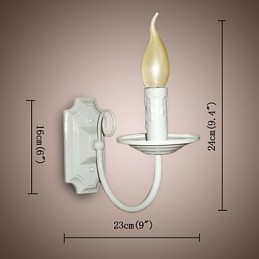 Simple Modern Wall Lamp Candle Single Head Lamp Corridor Bedside Lamp