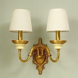 Simple Country Traditional Classic Brass Feature for Mini Style Uplight Wall Sconces Wall Light