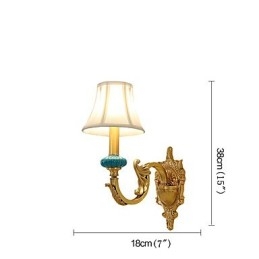 Simple Country Traditional Classic Brass Feature for Mini Style Uplight Wall Sconces Wall Light