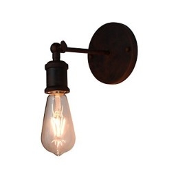 American Bar Cafe Restaurant Bedside Minimalist Aisle Ferruginous Iron Wall Sconce
