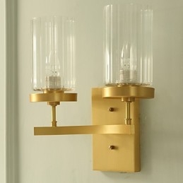 Traditional Classic Country Brass Feature for Mini Style Uplight Wall Sconces Wall Light