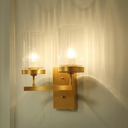 Traditional Classic Country Brass Feature for Mini Style Uplight Wall Sconces Wall Light