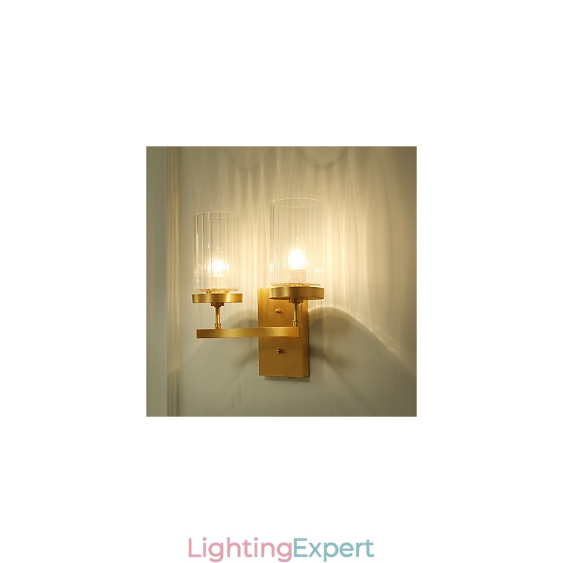 Traditional Classic Country Brass Feature for Mini Style Uplight Wall Sconces Wall Light