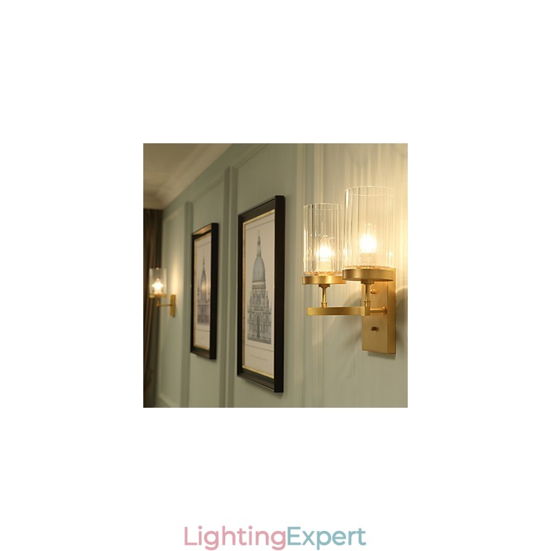 Traditional Classic Country Brass Feature for Mini Style Uplight Wall Sconces Wall Light