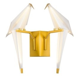 Integrated Simple Traditional Classic Country Gold Feature for Mini Style Ambient Light