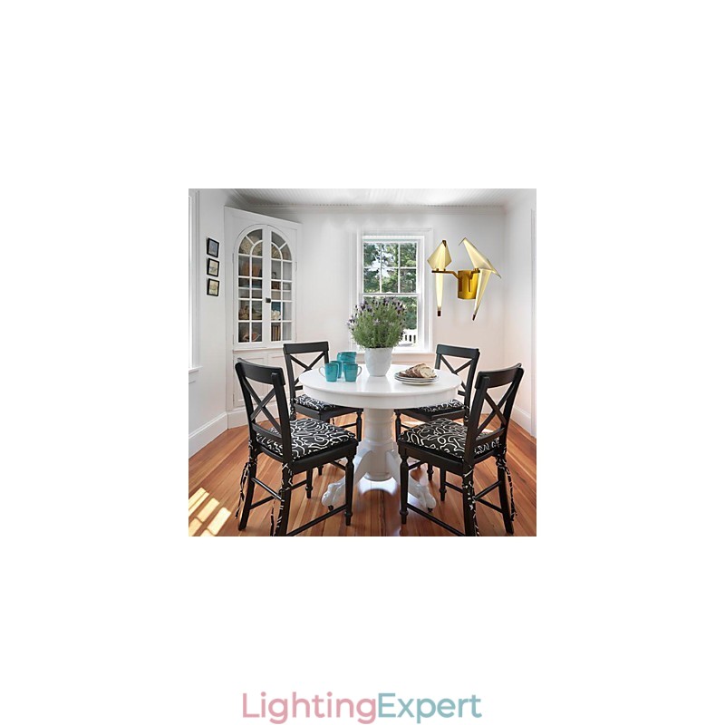Integrated Simple Traditional Classic Country Gold Feature for Mini Style Ambient Light