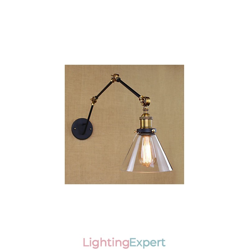 Simple Vintage Country Retro Painting Feature for Swing Arm Eye Protection Ambient Light