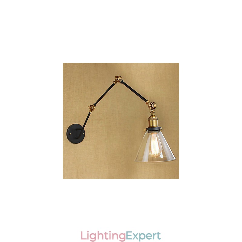 Simple Vintage Country Retro Painting Feature for Swing Arm Eye Protection Ambient Light
