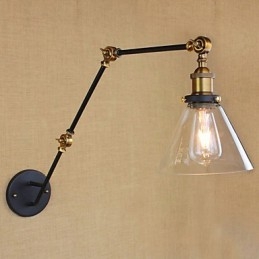 Simple Vintage Country Retro Painting Feature for Swing Arm Eye Protection Ambient Light
