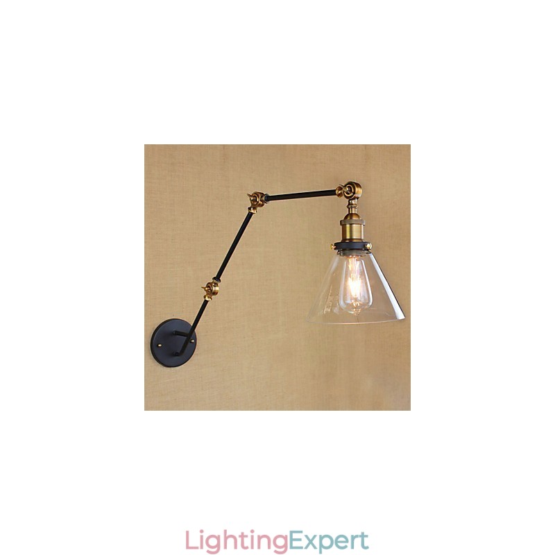 Simple Vintage Country Retro Painting Feature for Swing Arm Eye Protection Ambient Light