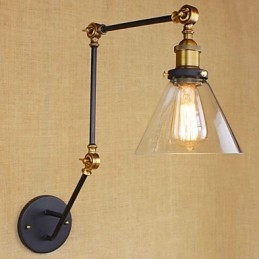 Simple Vintage Country Retro Painting Feature for Swing Arm Eye Protection Ambient Light