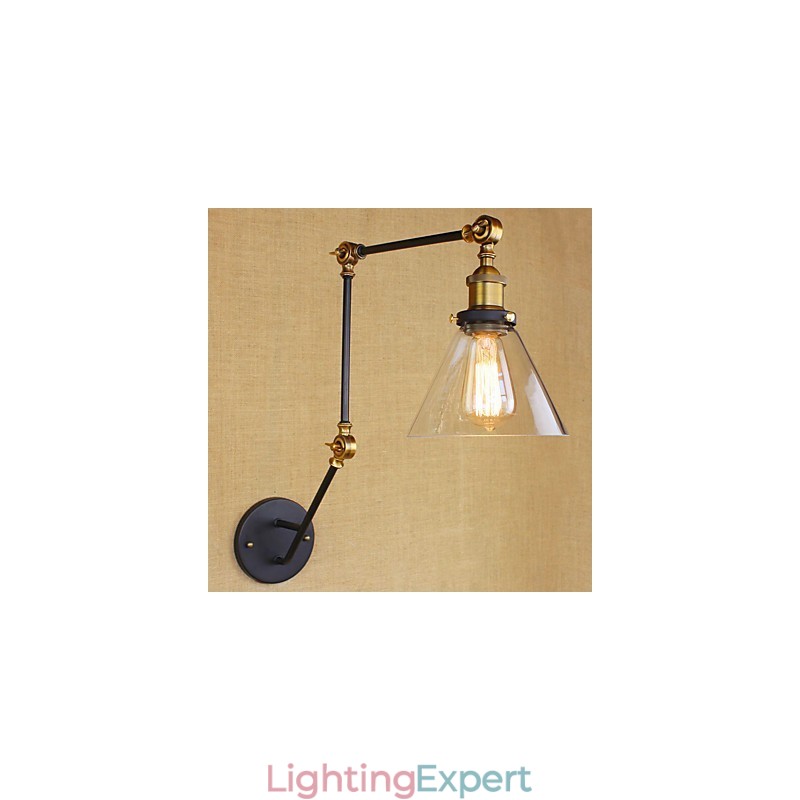 Simple Vintage Country Retro Painting Feature for Swing Arm Eye Protection Ambient Light