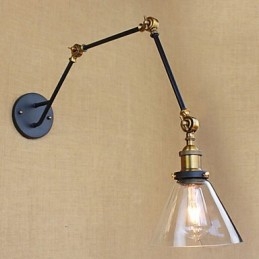 Simple Vintage Country Retro Painting Feature for Swing Arm Eye Protection Ambient Light
