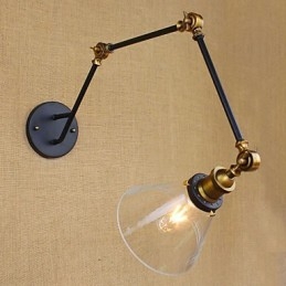Simple Vintage Country Retro Painting Feature for Swing Arm Eye Protection Ambient Light