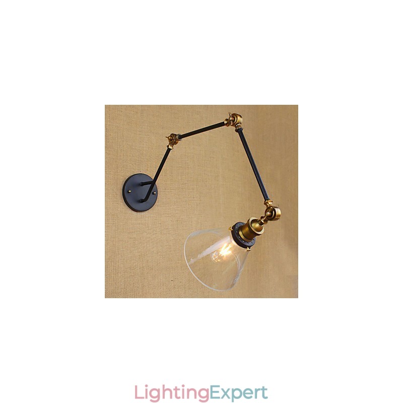 Simple Vintage Country Retro Painting Feature for Swing Arm Eye Protection Ambient Light