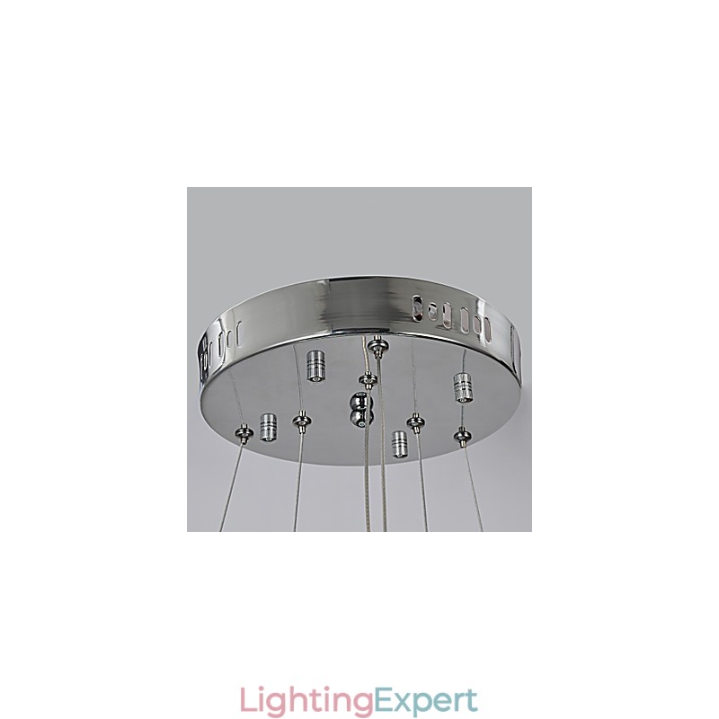 Traditional Classic Chrome Metal Chandelier