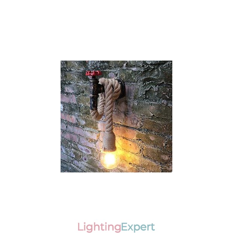 Rustic Lodge Painting Feature for Ambient Light Wall Sconces Wall Light