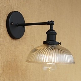 Country Retro Painting Feature for Mini Style Eye Protection Ambient Light Wall Sconces