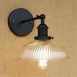Country Retro Painting Feature for Mini Style Eye Protection Ambient Light Wall Sconces