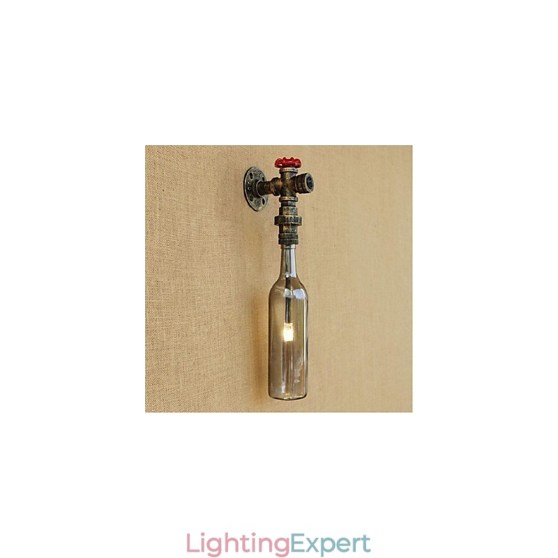 Smoke Gray Water Bottle Wall Lamp Wall Light
