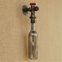 Smoke Gray Water Bottle Wall Lamp Wall Light