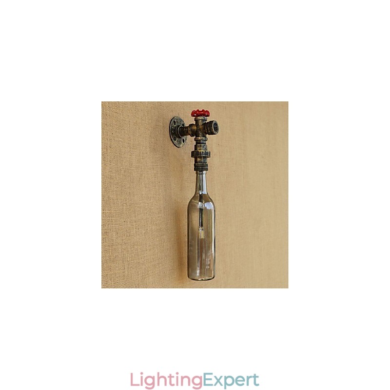 Smoke Gray Water Bottle Wall Lamp Wall Light