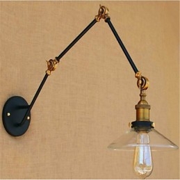 Rustic Lodge Country Chrome Feature for Swing Arm Ambient Light Swing Arm Lights