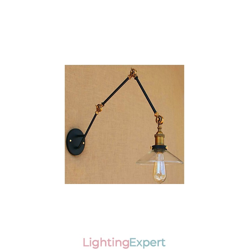 Rustic Lodge Country Chrome Feature for Swing Arm Ambient Light Swing Arm Lights