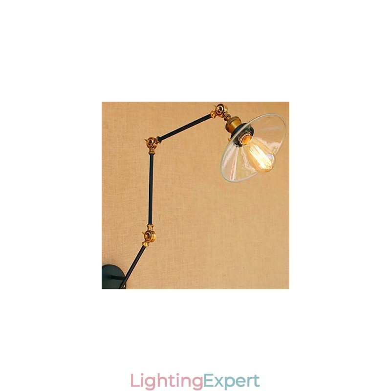 Rustic Lodge Country Chrome Feature for Swing Arm Ambient Light Swing Arm Lights