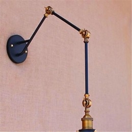 Rustic Lodge Country Chrome Feature for Swing Arm Ambient Light Swing Arm Lights