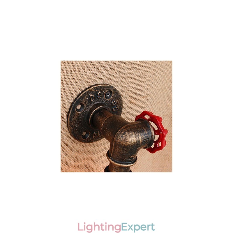 Nostalgia Simple Water Pipe Decorative Small Wall Lamp Wall Light