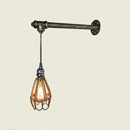 Loft vintage Wall Lights With switch Industrial Edison Fashion Simplicity Wall Sconce Metal Base Cap