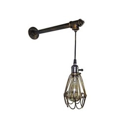 Loft vintage Wall Lights With switch Industrial Edison Fashion Simplicity Wall Sconce Metal Base Cap