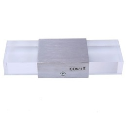6 Fluorescent Tube Socket Modern Contemporary Shiny Feature for Ambient Light Wall Sconces Wall Light