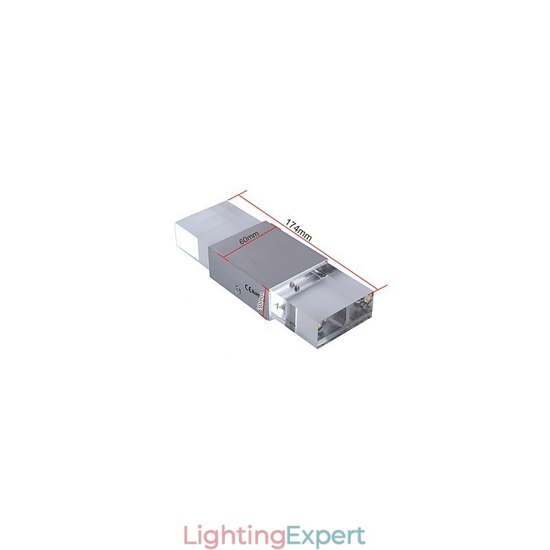 6 Fluorescent Tube Socket Modern Contemporary Shiny Feature for Ambient Light Wall Sconces Wall Light