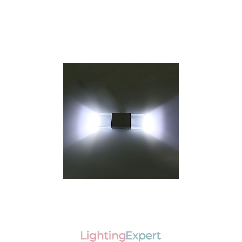 6 Fluorescent Tube Socket Modern Contemporary Shiny Feature for Ambient Light Wall Sconces Wall Light