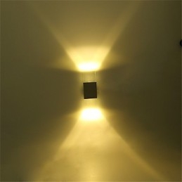 6 Fluorescent Tube Socket Modern Contemporary Shiny Feature for Ambient Light Wall Sconces Wall Light