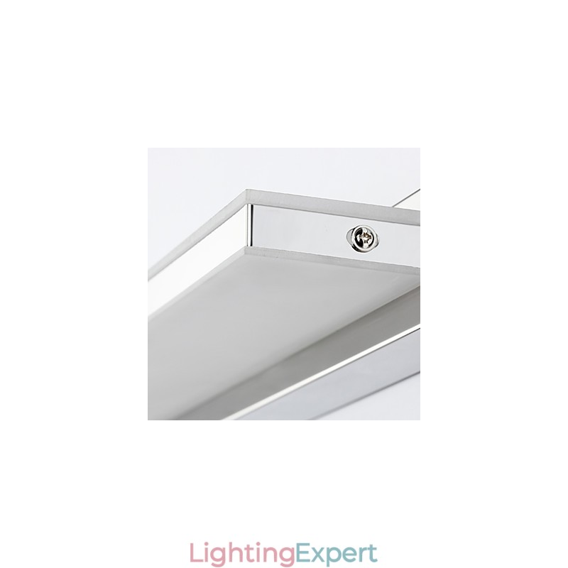 Integrated Modern Contemporary Electroplated Feature for Ambient Light Bathroom Lighting Wall Light