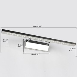 Modern Contemporary Electroplated Feature for Downlight Bathroom Lighting Wall Light