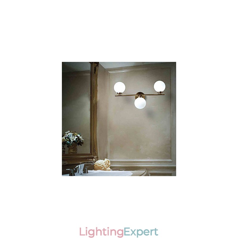 Glass Wall Lamp Modern Contemporary Bronze Feature for Mini Style Uplight Wall Sconces Wall Light