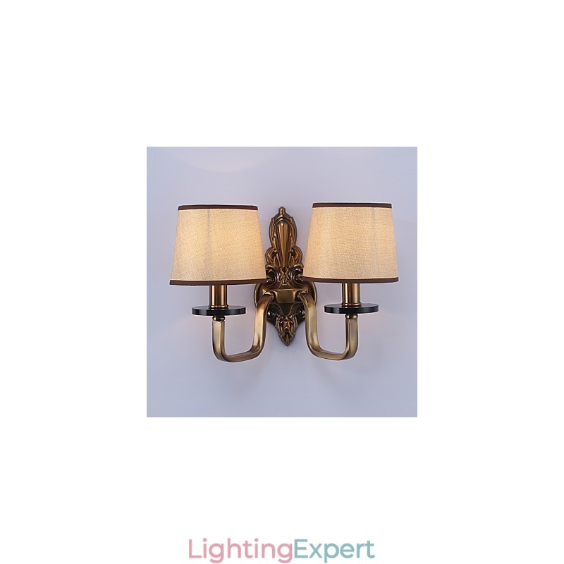 Traditional Classic Electroplated Feature for Eye ProtectionDownlight Wall Sconces Wall Light