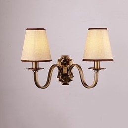 Traditional Classic Electroplated Feature for Eye Protection Downlight Wall Sconces Wall Light