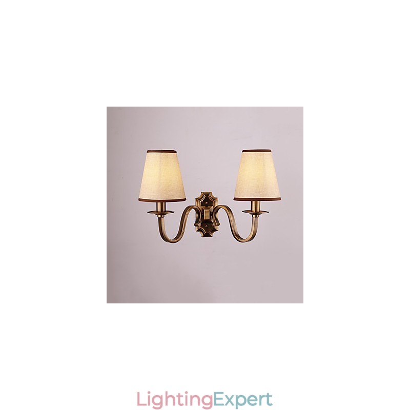 Traditional Classic Electroplated Feature for Eye Protection Downlight Wall Sconces Wall Light