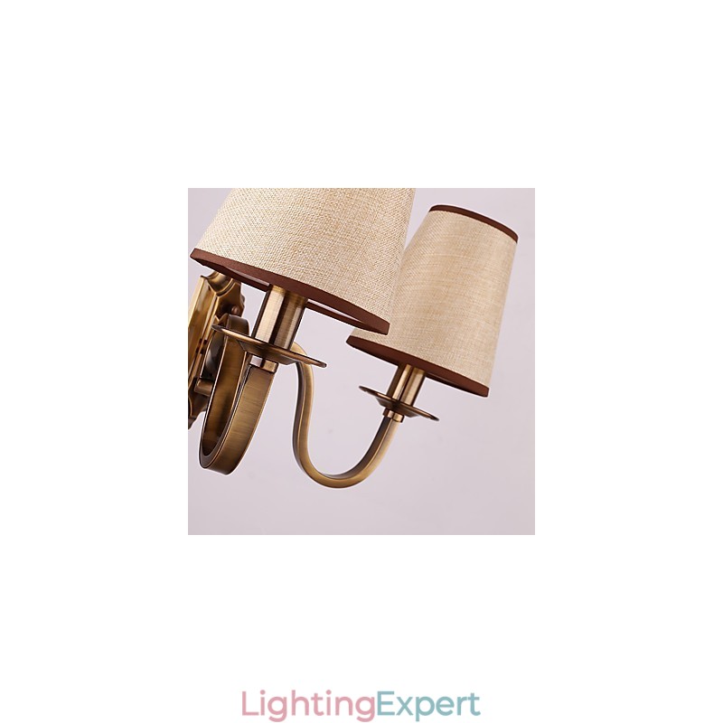 Traditional Classic Electroplated Feature for Eye Protection Downlight Wall Sconces Wall Light