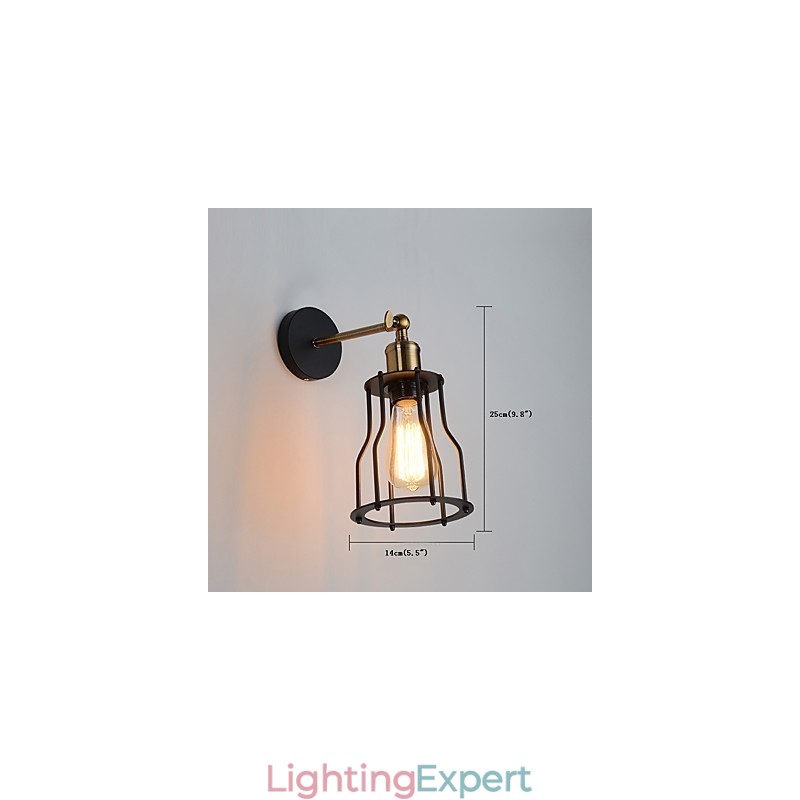 Loft vintage Wall Lights Industrial Edison Fashion Simplicity Wall Sconces Metal Base Cap