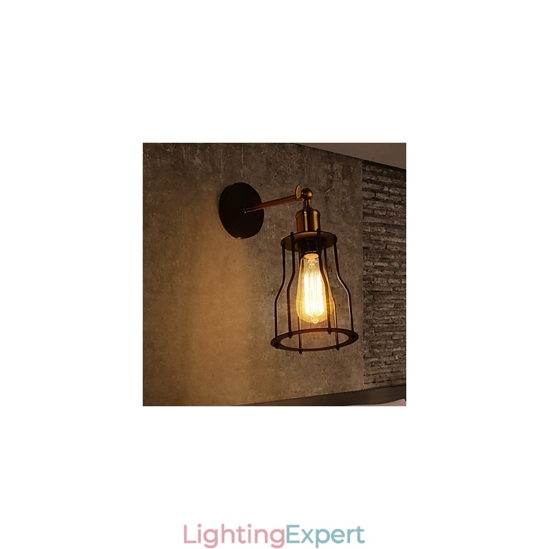 Loft vintage Wall Lights Industrial Edison Fashion Simplicity Wall Sconces Metal Base Cap