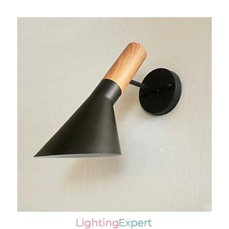 Modern Simple Living Room Bed Wrought Iron Imitation Wood Wall Lamp Modern Simple Living Room Bed Wrought Iron Imitation Wood Wall Lamp