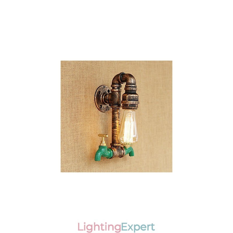 Country Retro Painting Feature for Mini Style Ambient Light Wall Sconces Wall Light