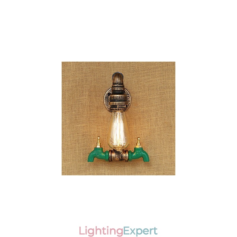 Country Retro Painting Feature for Mini Style Ambient Light Wall Sconces Wall Light